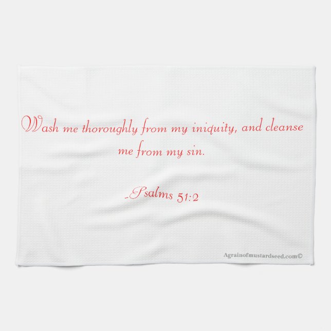 Christian Kitchen Towel (Horizontal)