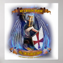 Christian Knight Soldier Poster