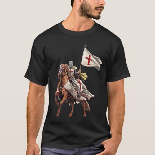 Christian Knights Templar Knight T_Shirt