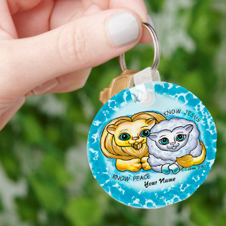 Christian Know Jesus   Keychain