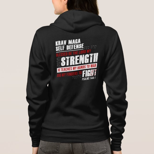 Christian Krav Maga Self-Defense Hoodie (Back)