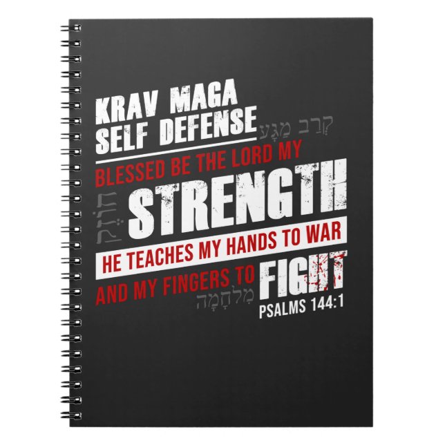 Christian Krav Maga Self-Defense Notebook (Front)