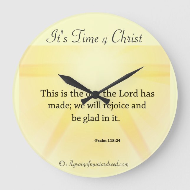 Christian Large Clock (Front)