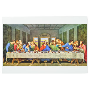 Christian Last supper Metal wall art