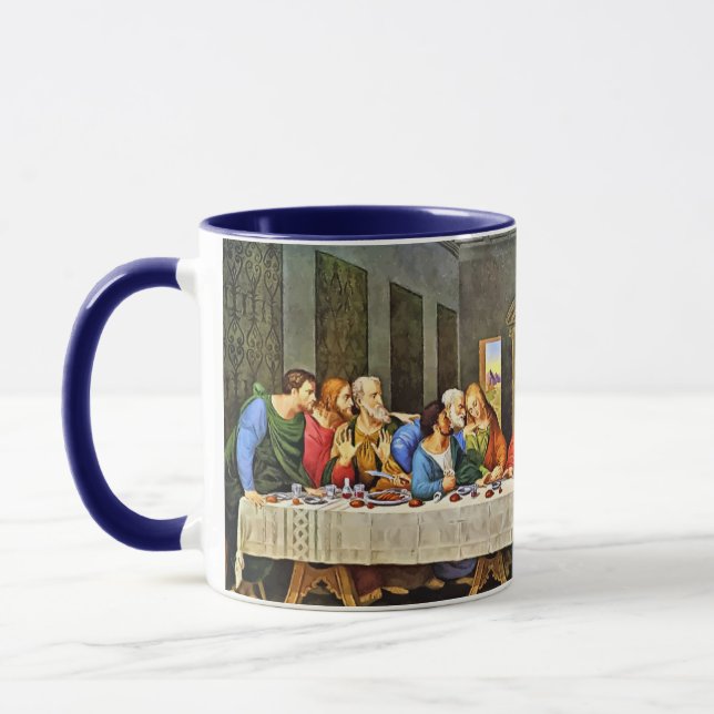 Christian Last supper  Mug (Left)