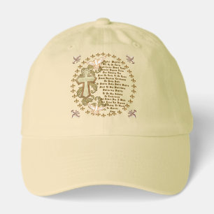 Christian Latin Lords Prayer Hat