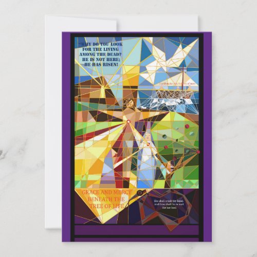 Christian Lent Easter Greeting Holiday Card