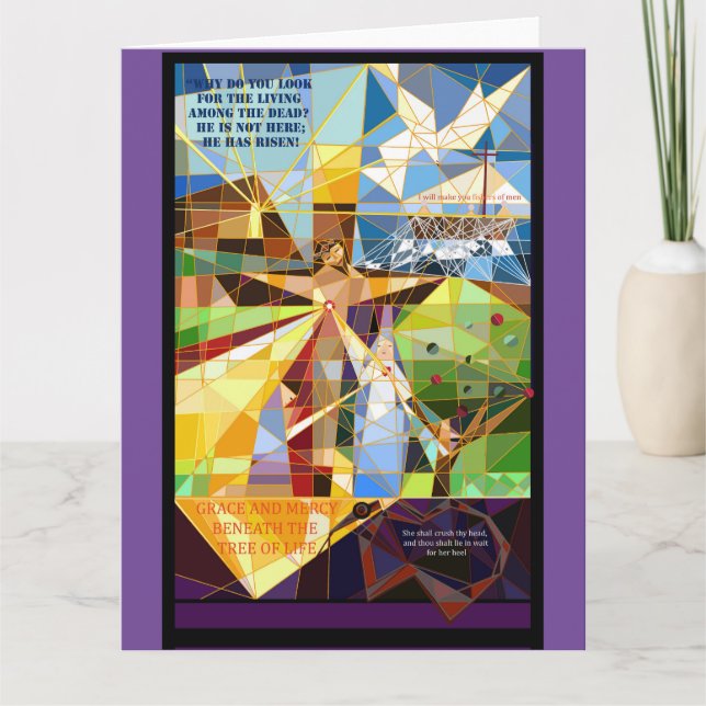 Christian Lent Easter Holiday Card (Front)