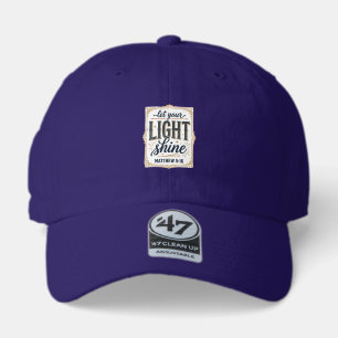 Christian Let Your Light Shine Matthew 5_16 Design 47 Brand Hat