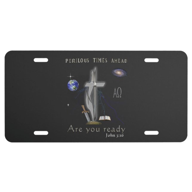 Christian Licence plate (Front)