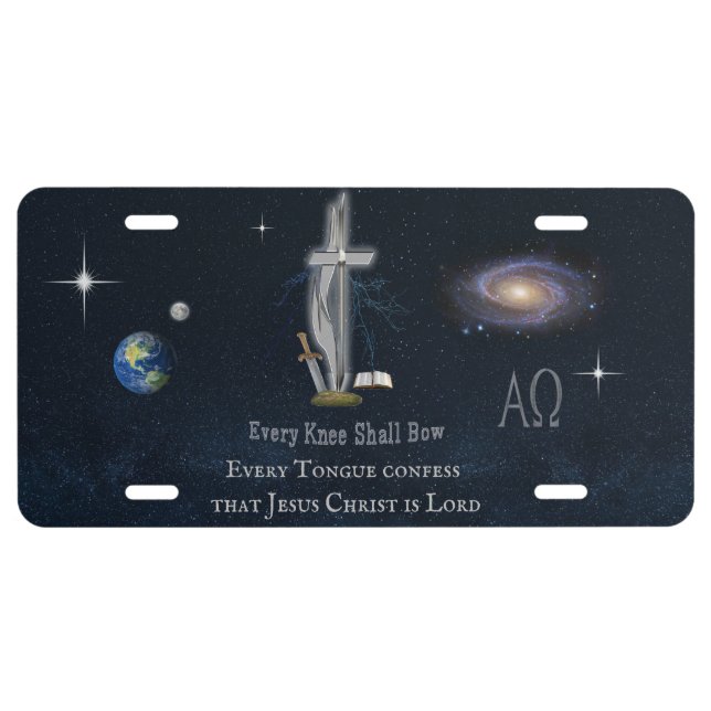 Christian License Plate (Front)