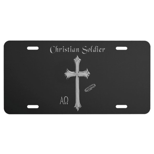 Christian License Plate (Front)