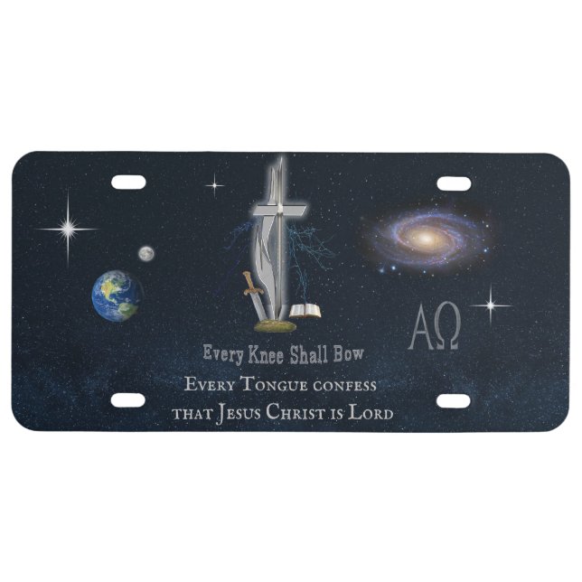 Christian License Plate (Front)