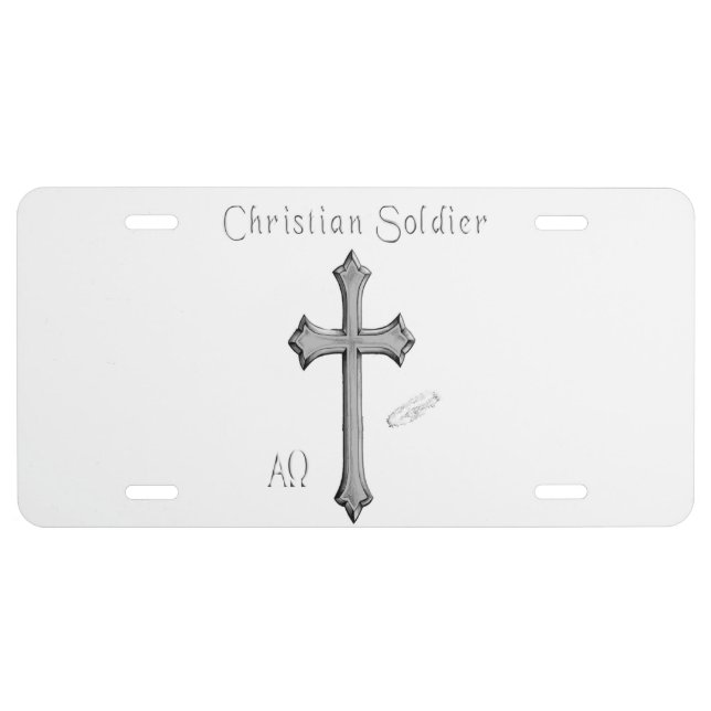 Christian License Plate (Front)
