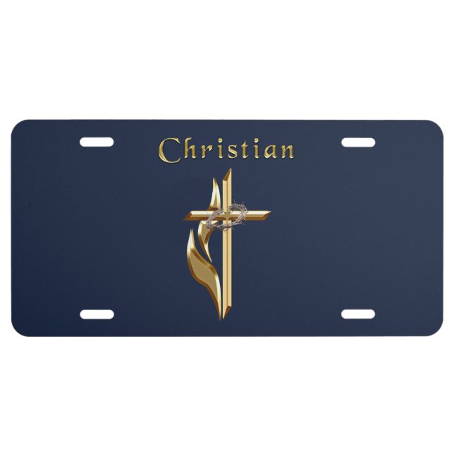 Christian License Plate (Front)