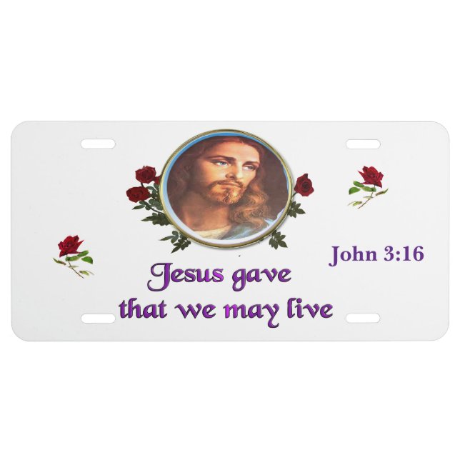 Christian License Plate (Front)