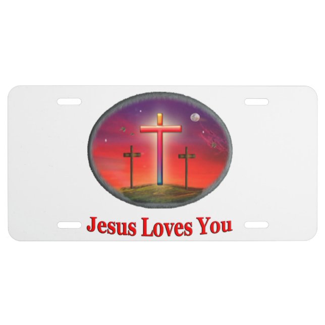 Christian License Plate (Front)