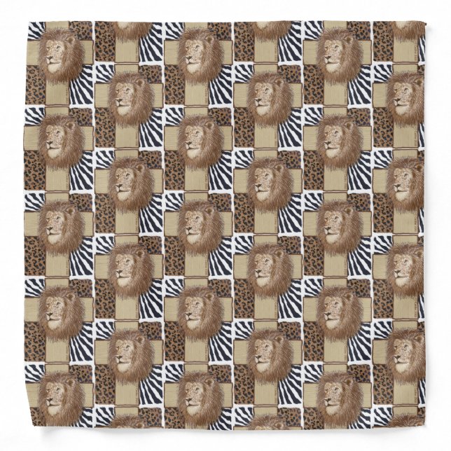 Christian Lion Cross Bandana (Front)