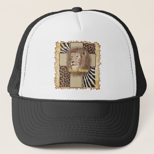 Christian Lion Cross Hat