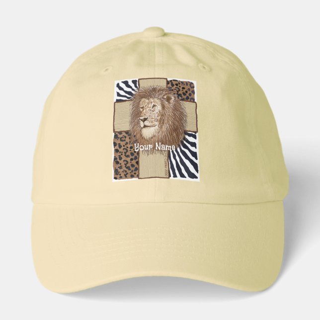 Christian Lion Cross Hat (Front)