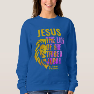 Christian Lion of the Tribe of Judah JESUS Sweatshirt