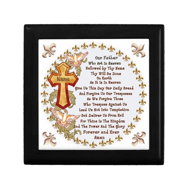 Christian Lords Prayer  gift box (Front)
