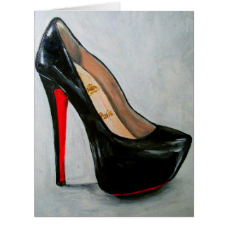 Christian Louboutin Daffodil Red Bottom Heel Cards