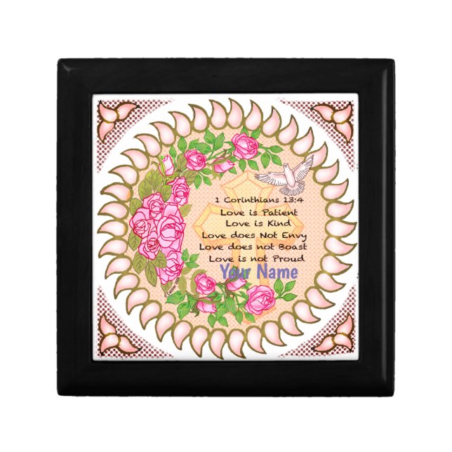 Christian Love is Patient gift box (Front)