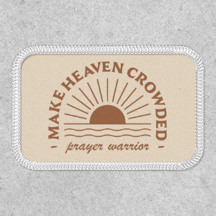 Christian make heaven crowded boho beige aesthetic patch
