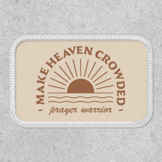 Christian make heaven crowded boho beige aesthetic patch