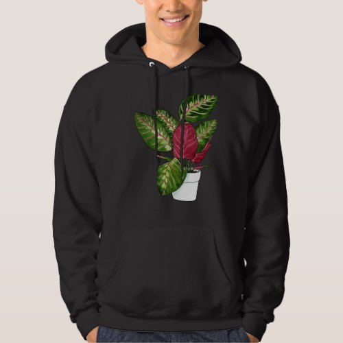 Christian Maranta House Plant Prayer Praying Hands Hoodie