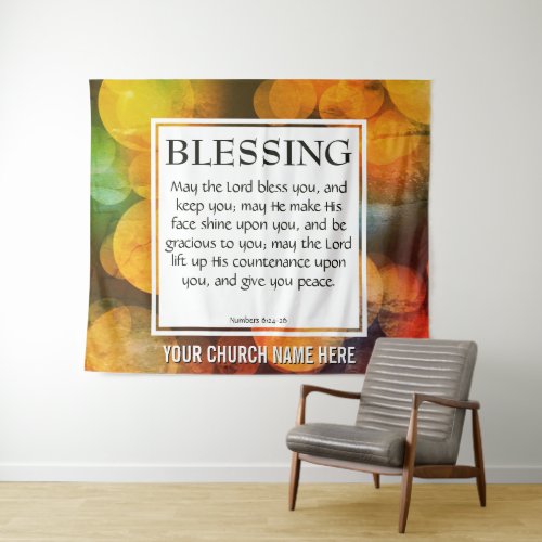 Christian MAY THE LORD BLESS YOU Church Tapestry