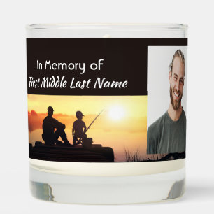 Christian Memorial Father Son Fishing Fisherman Scented Candle