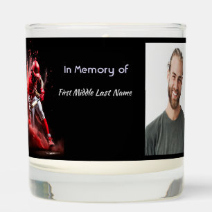 Christian Memorial Keepsake Baseball Softball Scented Candle