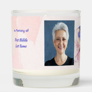 Christian Memorial Keepsake  Bluebird Garden  Scented Candle