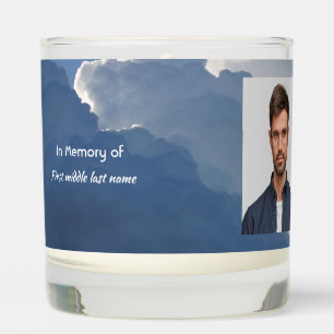 Christian Memorial Keepsake Clouds Sky Heavenly Scented Candle