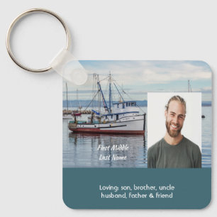 Christian Memorial Keepsake Commercial Fisherman Keychain
