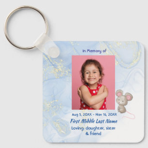 Christian Memorial Keepsake Cute Little Mouse Keychain
