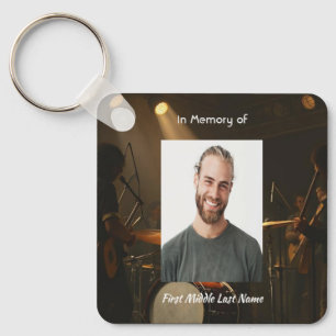 Christian Memorial Keepsake Drummer Drums Band  Keychain