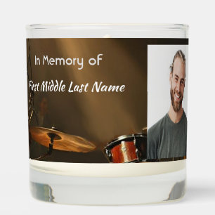 Christian Memorial Keepsake Drummer Drums Band Scented Candle
