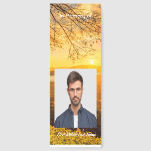 Christian Memorial Keepsake Golden Sunrise  Bookmarks