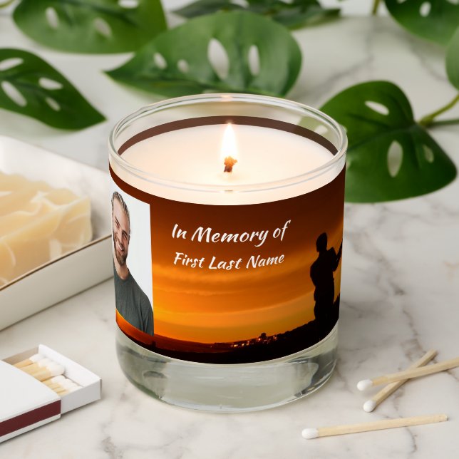 Christian Memorial Keepsake Golfer Golfing Golf Scented Candle (Lit)