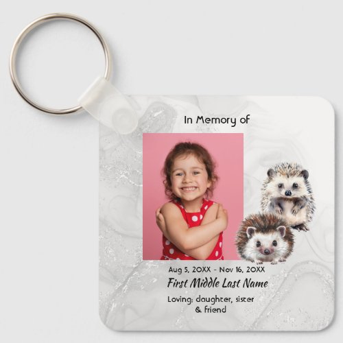 Christian Memorial Keepsake Hedgehog Children