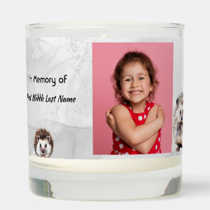 Christian Memorial Keepsake Hedgehog Children   Scented Candle