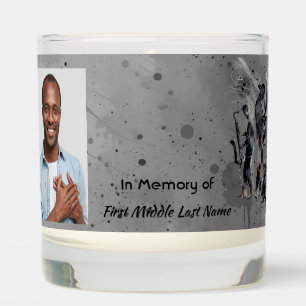 Christian Memorial Keepsake Music Jazz Band Scented Candle
