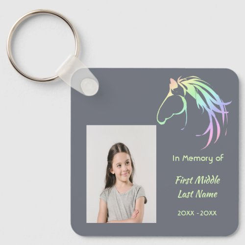 Christian Memorial Keepsake Pastel Horse Art