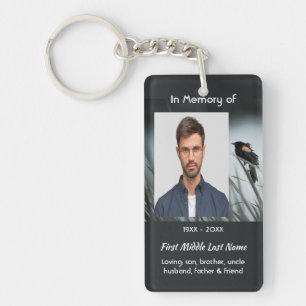 Christian Memorial Keepsake Red-wing Blackbird Keychain