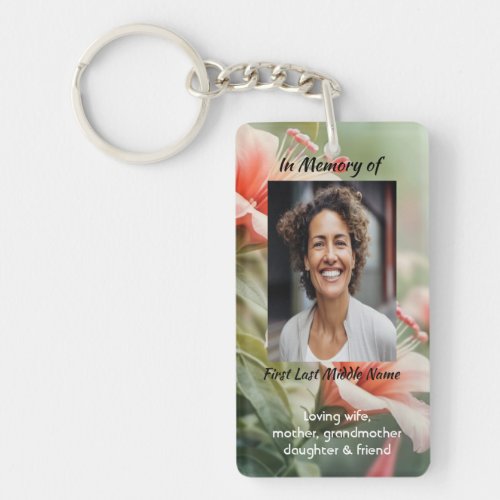 Christian Memorial Photo Keepsake Hummingbird