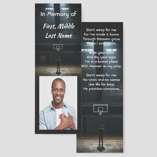 Christian Memorial Pocket Card Basketball Game