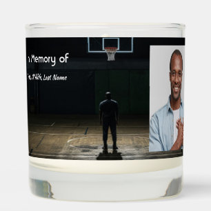 Christian Memorial Pocket Card Basketball Game Scented Candle